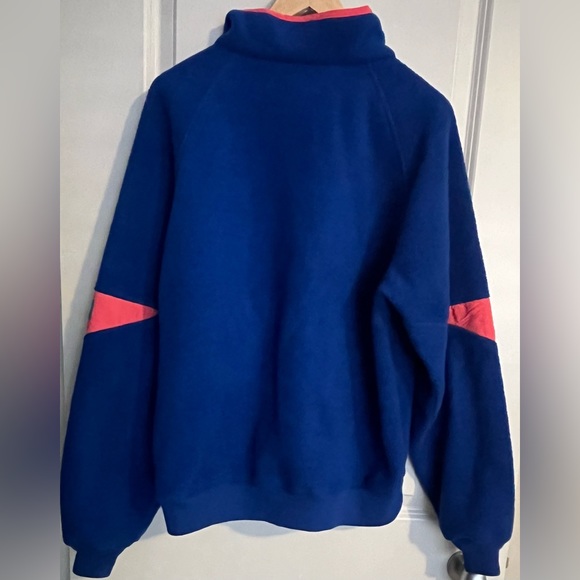 Eddie Bauer Vintage Blue Pullover Fleece Men’s Size Medium - Picture 4 of 10